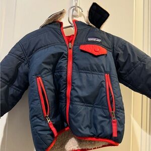 VGUC Patagonia Tribbles reversible jacket 12-18m